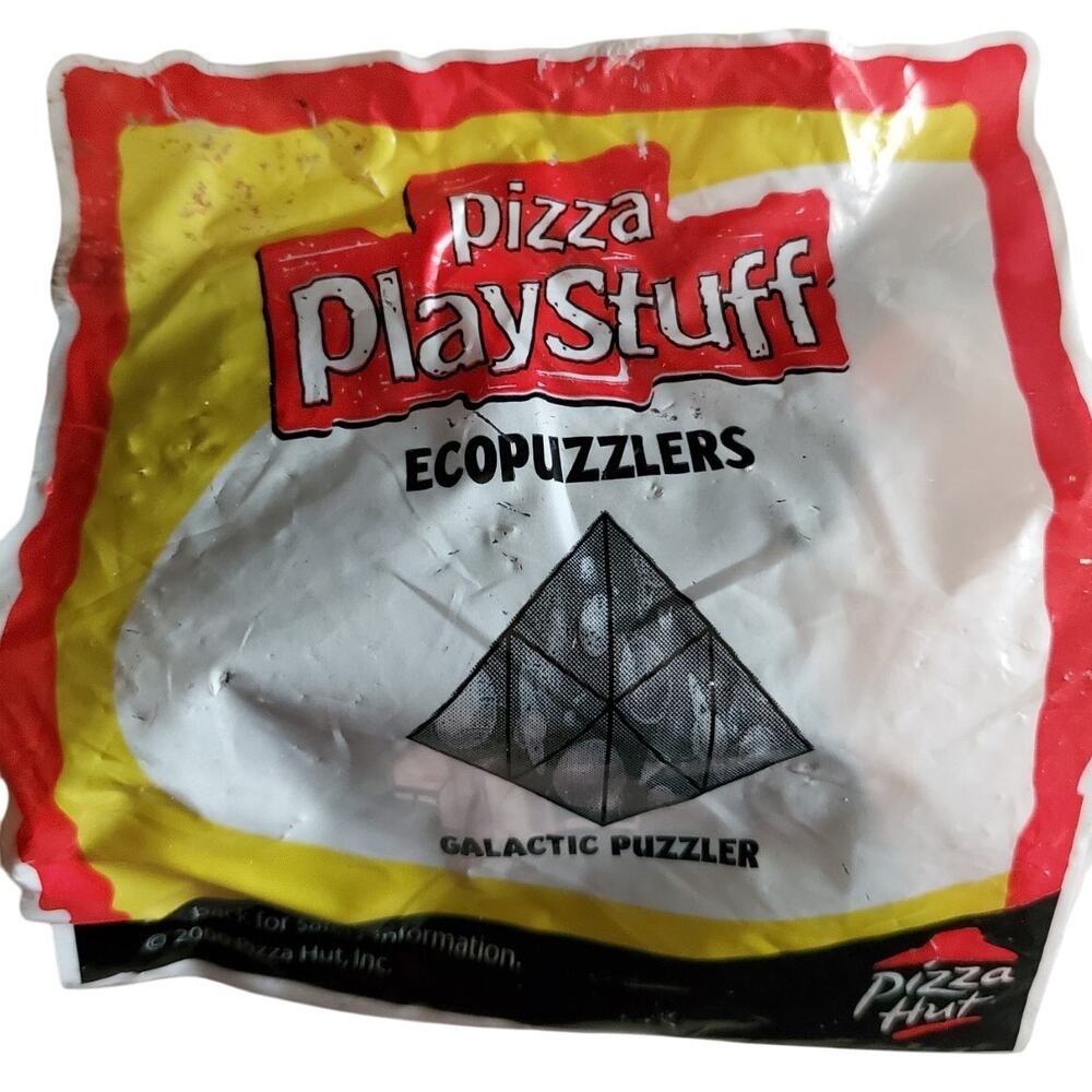 2000 Pizza Hut Pizza Play Stuff Ecopuzzlers Galactic Puzzler New in Package